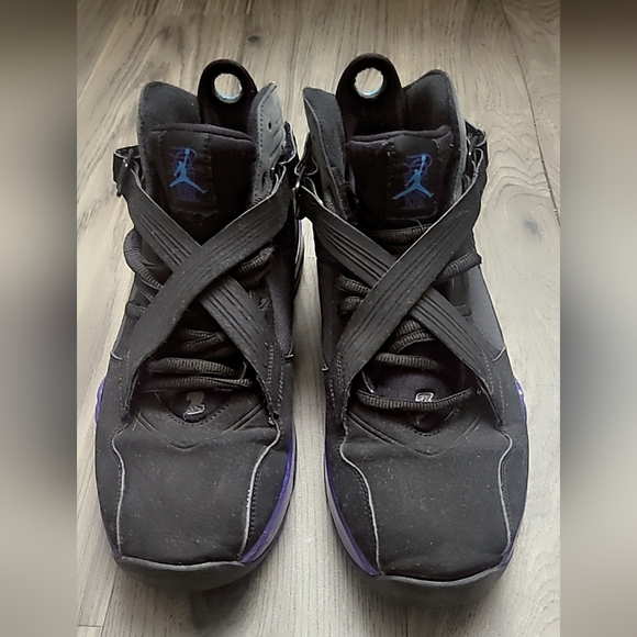 Jordan 8 Retro Aqua Black and Purple
